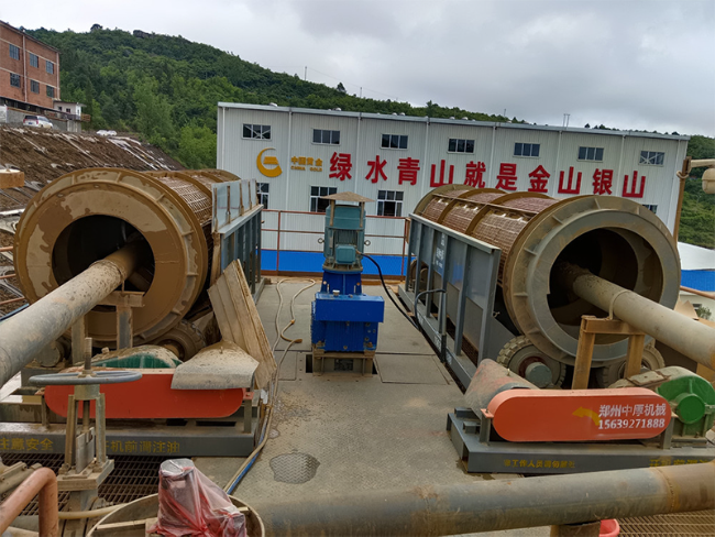 滾筒篩 客戶施工現場案例